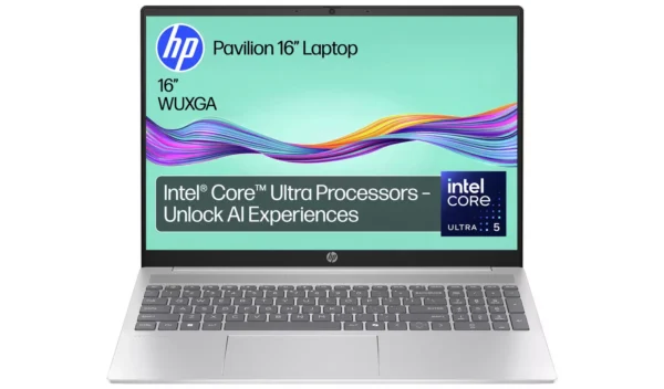 HP Pavilion 16 16in Core Ultra 5 16GB 512GB Laptop - Silver