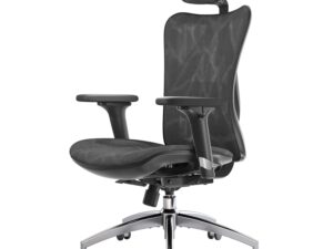 SIHOO Ergonomic Office Chair Mesh Desk Chair with Adjustable Lumbar Support 3D Armrests Breathable High Back Computer Chair (Black)
