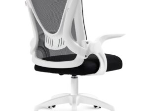 Blisswood Office Mesh Chair With 90° Flip-up Armrest, Ergonomic Swivel Computer Desk Chair With Lumbar Support, Adjustable Height, Back Support 360° Rotation For Home Office